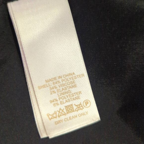 Kate Spade Dress Black Sicily Sleeveless Stretch Sheath Flare Skirt LBD Size 6 - Picture 12 of 16